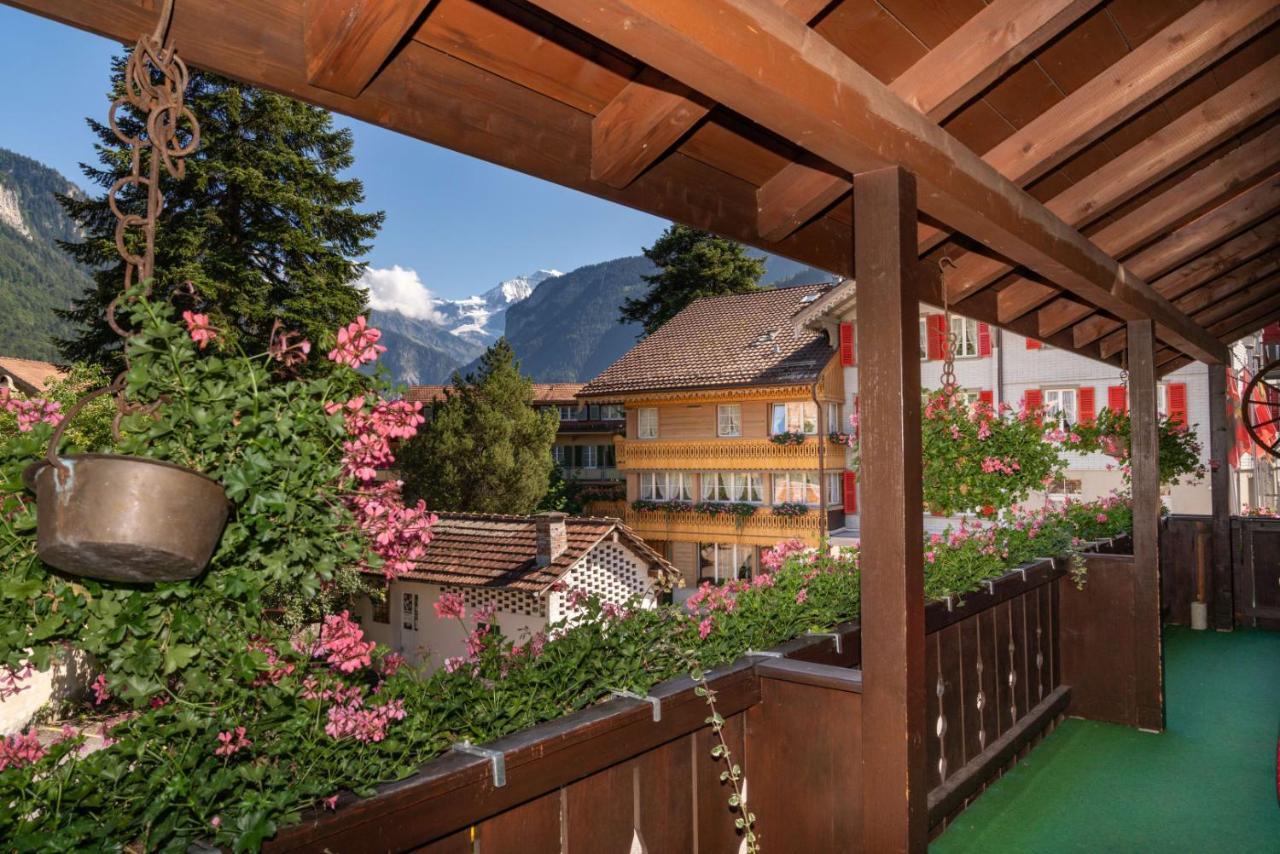 Alpenblick Hotel & Restaurant Wilderswil By Interlaken Bagian luar foto