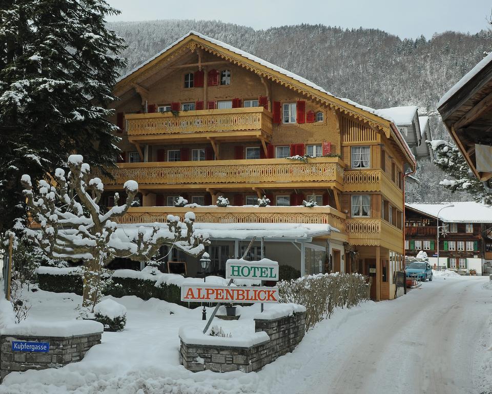 Alpenblick Hotel & Restaurant Wilderswil By Interlaken Bagian luar foto